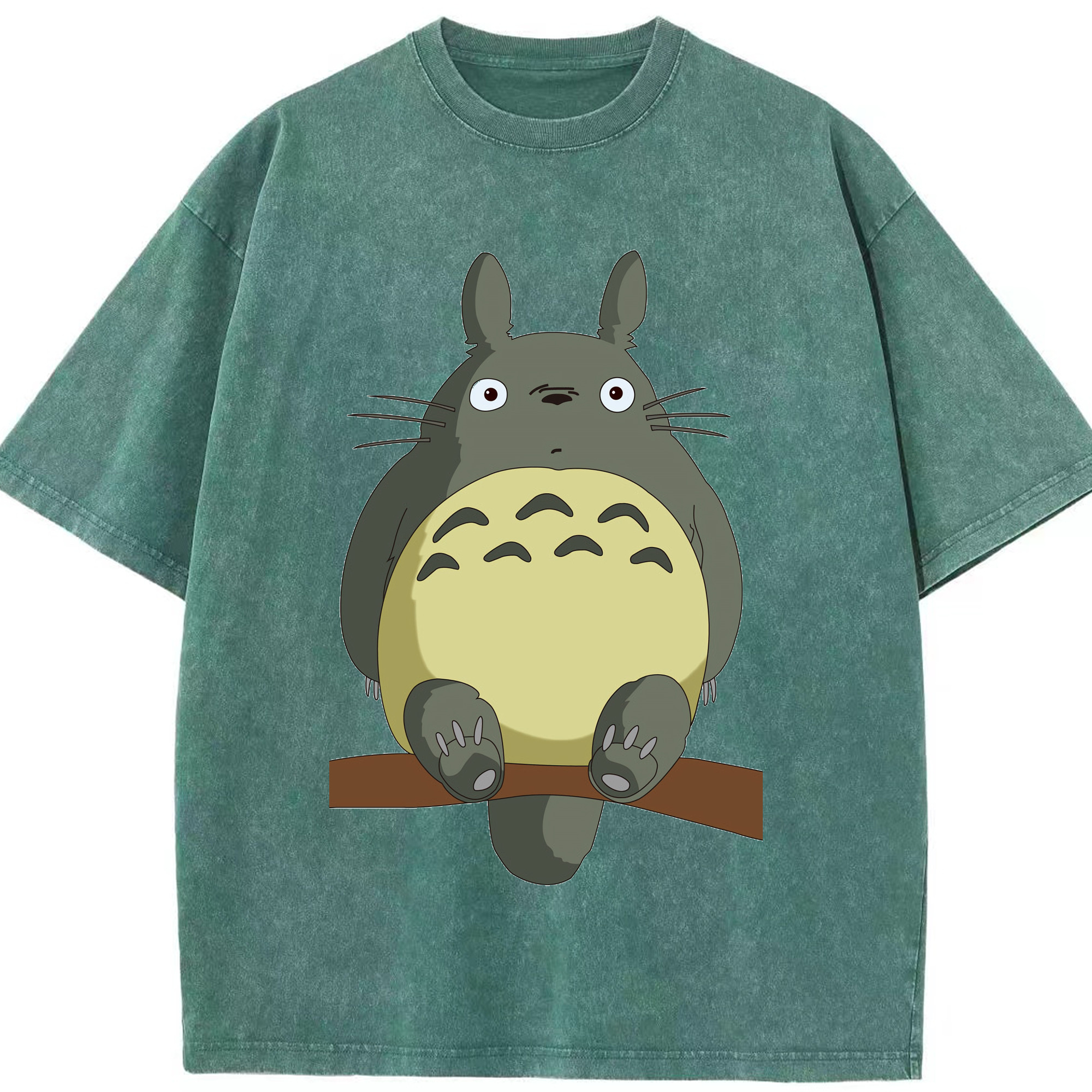 （画像用） となりのトトロ 草壁メイ 草壁サツキ My Neighbor Totoro Satsuki Kusakabe Mei Kusakabe 綿100% ヴィンテージ風 半袖Tシャツ（フロントプリント）